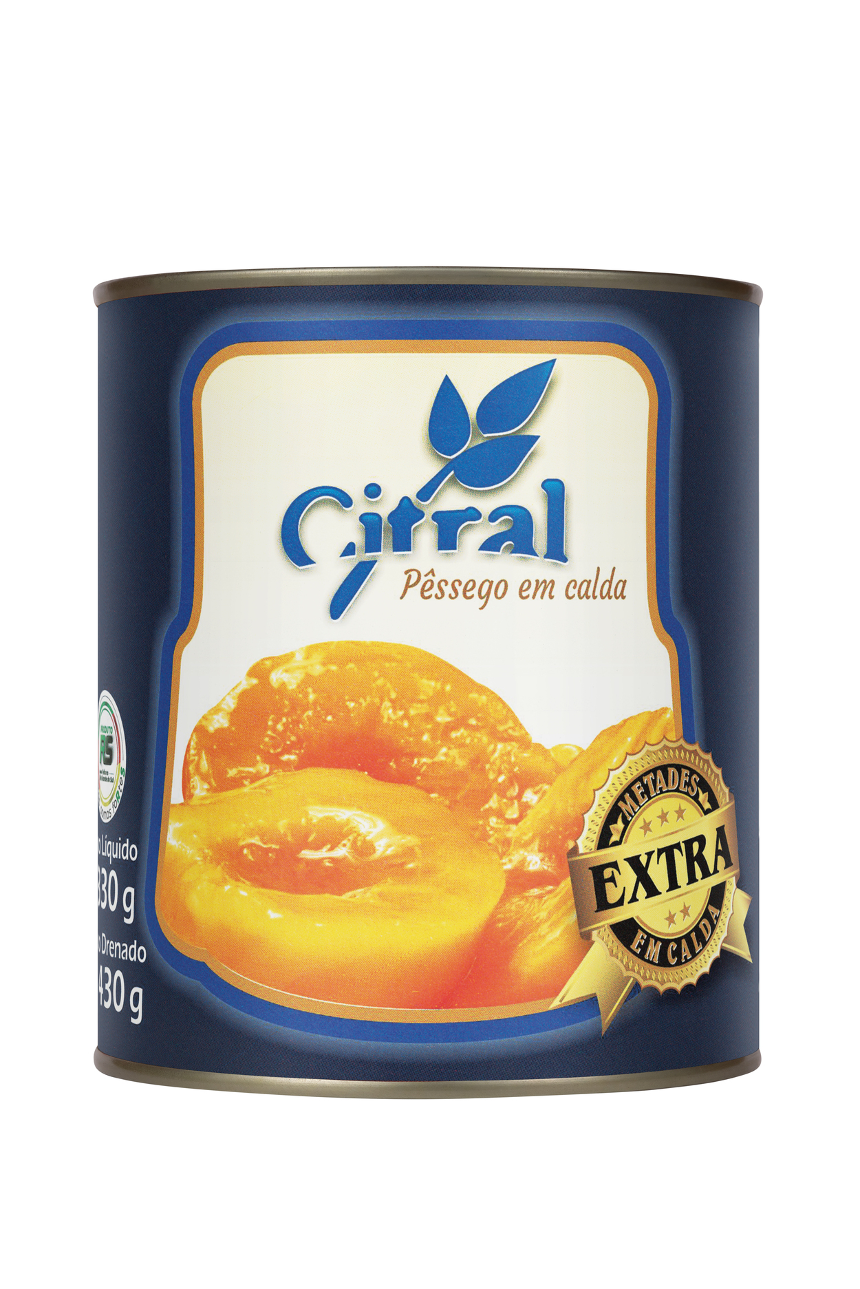 Citral Pessego Metades Extra 430 G